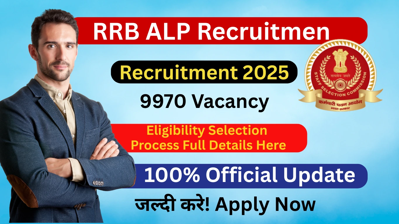 RRB ALP Recruitment 2025 – 9970 Vacancy, Syllabus & Pattern