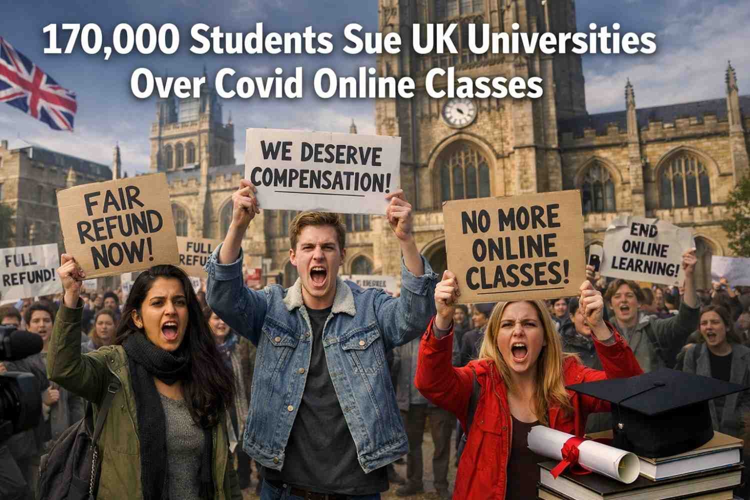 170,000 Students Sue UK Universities Over Covid Online Classes