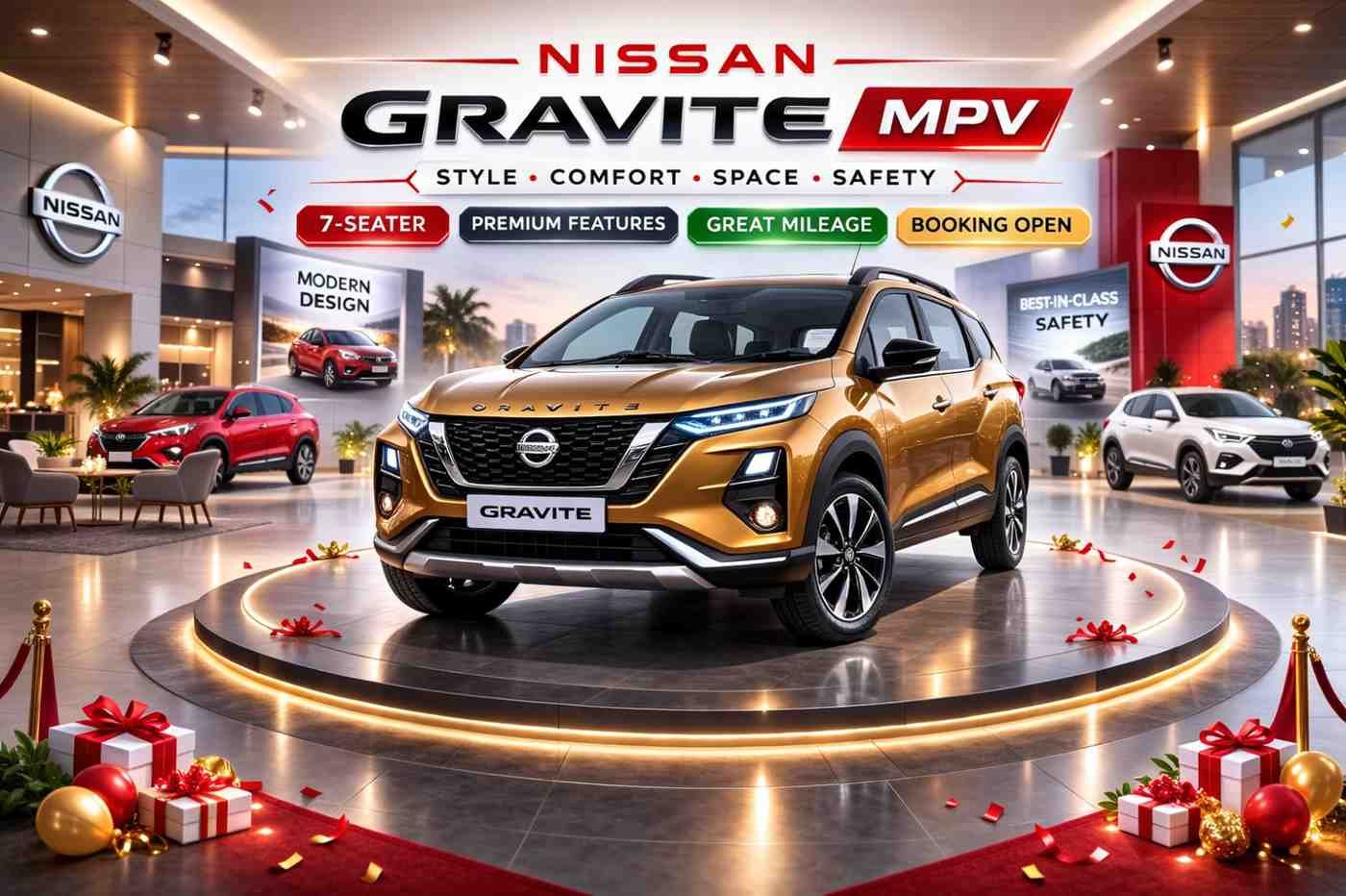 Nissan Gravite MPV Launched in India – Price, Mileage, Features & Variants