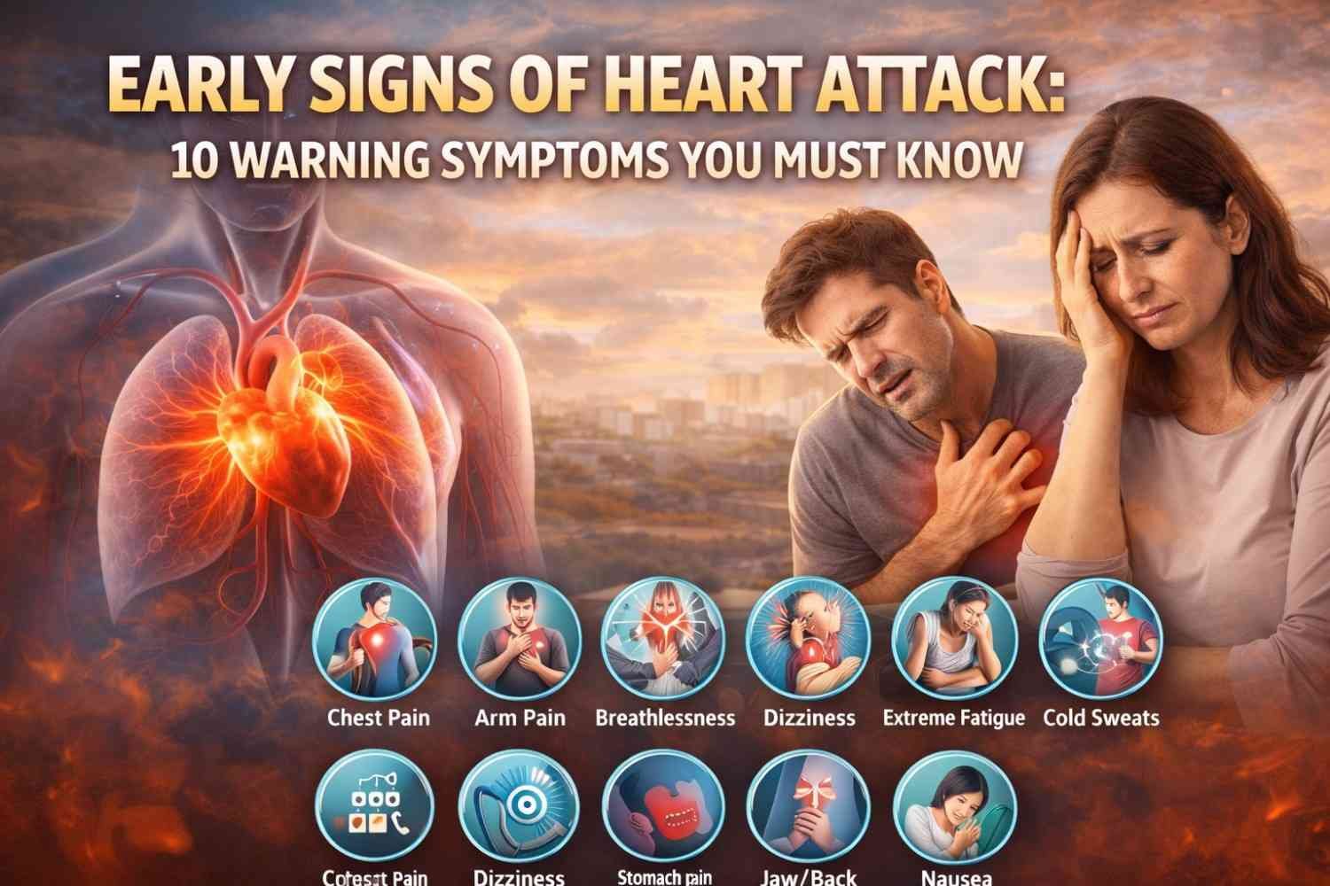 Early Signs of Heart Attack: 10 Warning Symptoms You Must Know