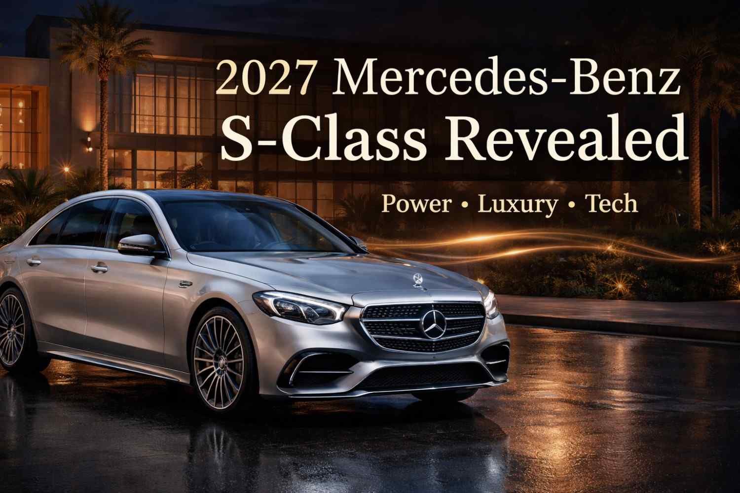 2027 Mercedes-Benz S-Class Revealed: Power, Luxury & Tech